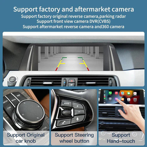 10.25" Ecran Linux pentru BMW seria 5 F10 F11 cu NBT CIC Wirless Carplay Android Auto