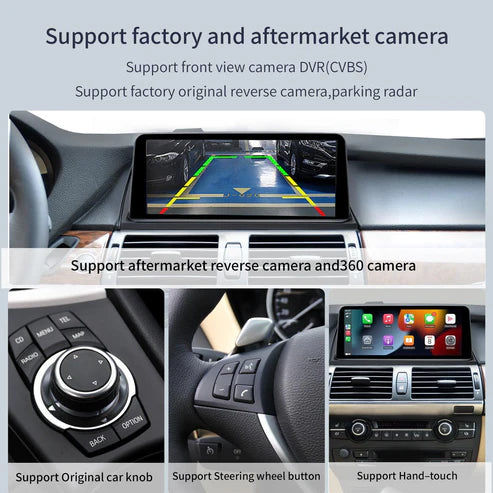 10.25" / 8.9" Ecran Linux pentru BMW X5/X6 E70/E71 with CIC/CCC Wireless CarPlay Android Auto