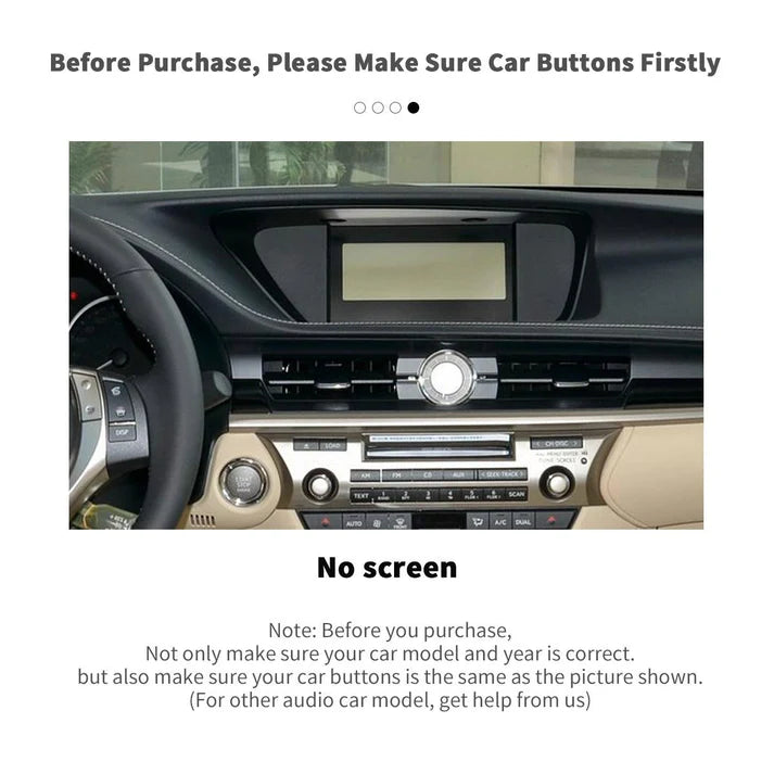 10.25" Ecran pentru Lexus ES 2013-2021 Wireless CarPlay Android Auto