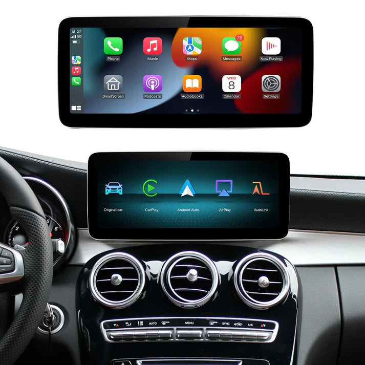 Ecran Linux screen pentru Mercedes Benz NTG4.0/4.5/5.0 Wireless CarPlay Android Auto