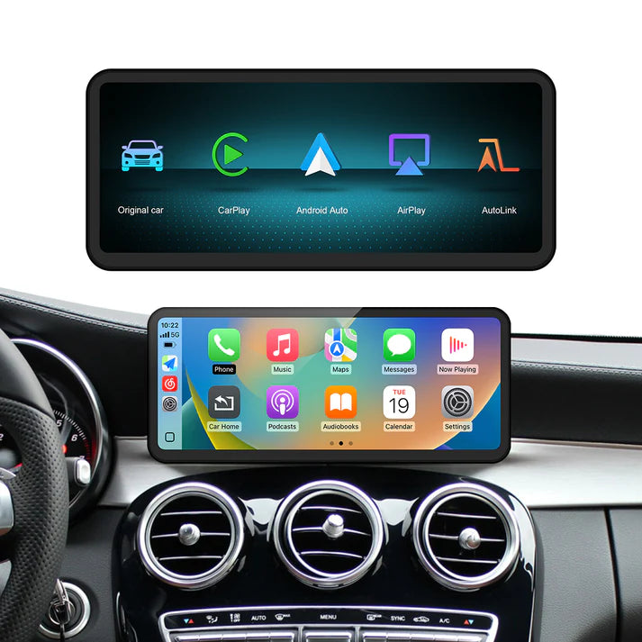 Ecran Linux Ultra-thin pentru Mercedes Benz C GLC cu NTG5.0 Wireless CarPlay Android Auto