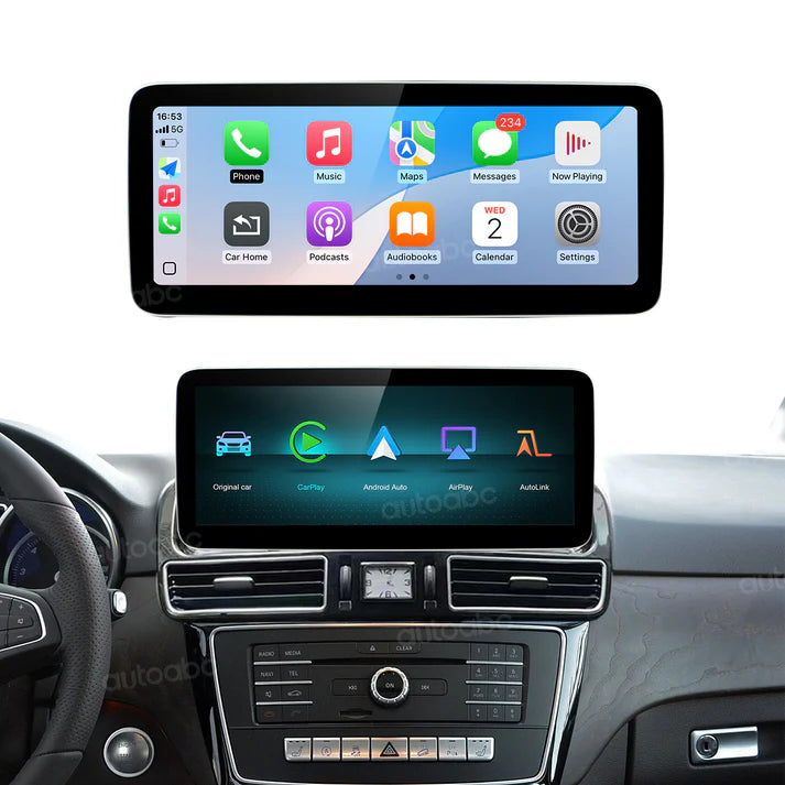 12.3“ Ecran Linux pentru Mercedes Benz NTG5.0 GLE Wireless CarPlay Android Auto