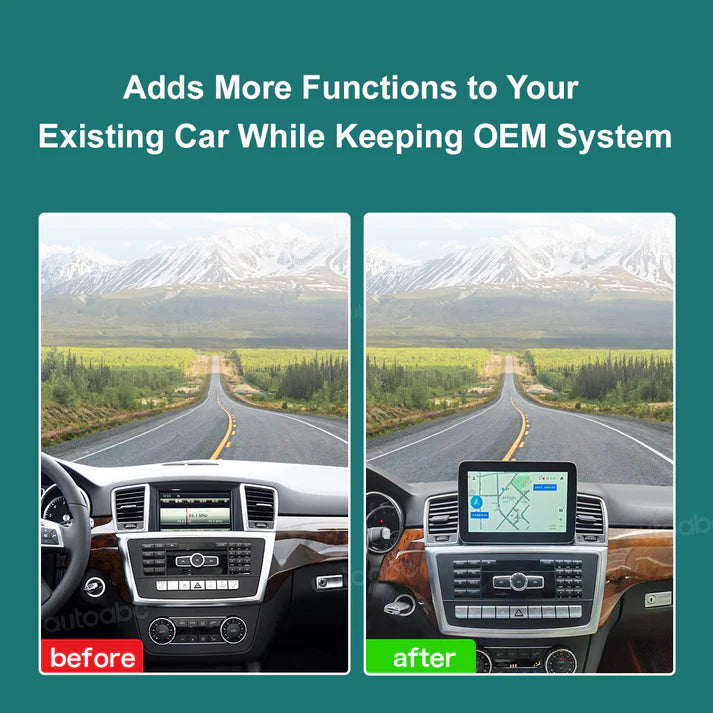 8.4“ Ecranu Linux pentru Mercedes Benz ML/GL/GLE Wireless CarPlay Android Auto