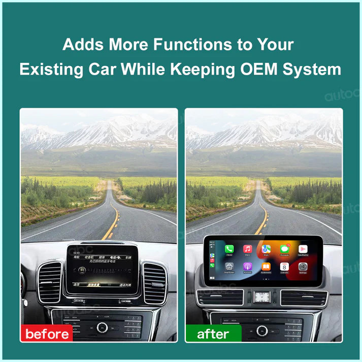 12.3“ Ecran Linux pentru Mercedes Benz NTG5.0 GLE Wireless CarPlay Android Auto