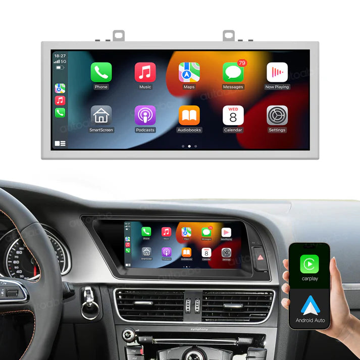 Ecran Linux pentru Audi A4 A5 Wireless CarPlay Android Auto