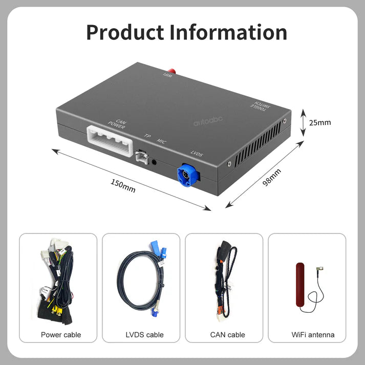 Wireless Carplay & Android Auto Retrofit Kit interface pentru Lexus