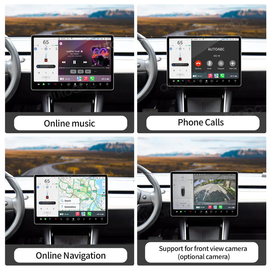 (NOU) Modul Wireless Carplay Android Auto pentru Tesla Model 3 / Model Y