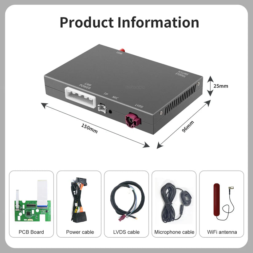 Modul Wireless CarPlay Android Auto  pentru Jeep/Dodge/Chrysler