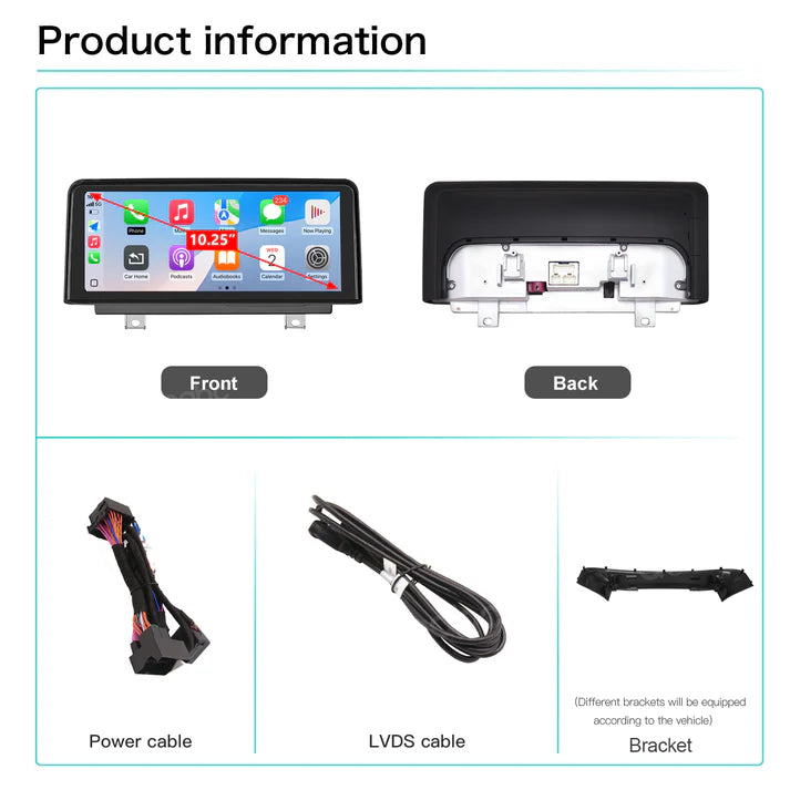 10.25" Ecran Linux pentru BMW EVO ID5/ID6 Wireless Carplay Android Auto