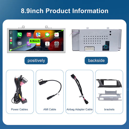 Ecran Linux pentru Audi A4 A5 Wireless CarPlay Android Auto