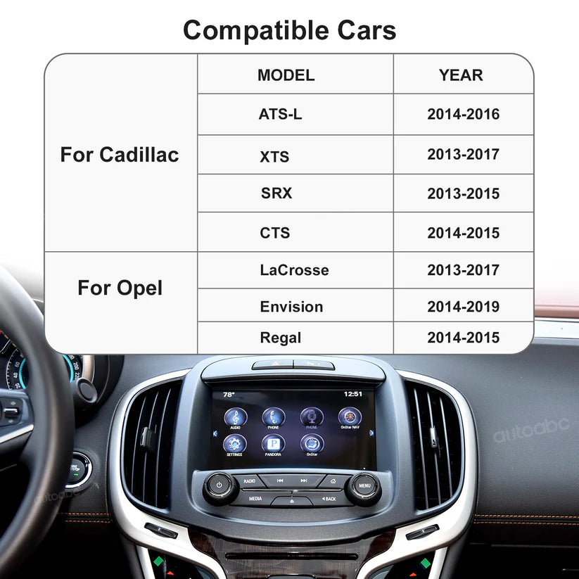 Modul Wireless CarPlay&Android Auto pentru Opel/Cadillac