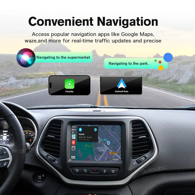 Modul Wireless CarPlay Android Auto  pentru Jeep/Dodge/Chrysler