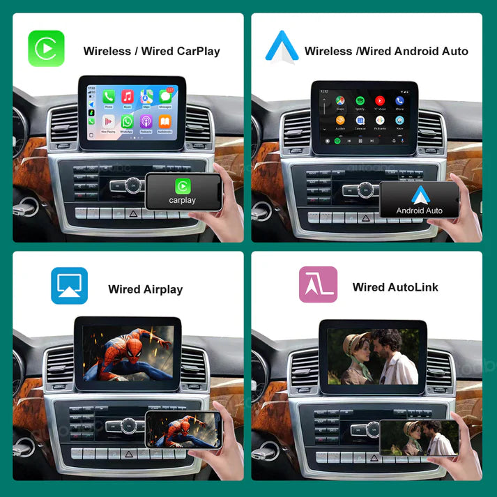 8.4“ Ecranu Linux pentru Mercedes Benz ML/GL/GLE Wireless CarPlay Android Auto