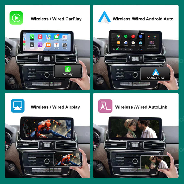 12.3“ Ecran Linux pentru Mercedes Benz NTG5.0 GLE Wireless CarPlay Android Auto