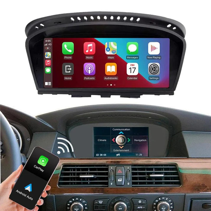 8.9'' Ecran Linux pentru BMW seria 3/5 E60~E93 cu CCC Wireless CarPlay Android Auto