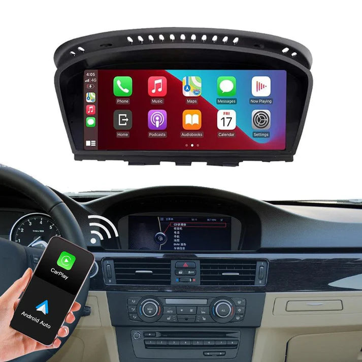 8.9'' Ecran Linux pentru BMW seria 3/5 E60~E93 cu CIC Wireless CarPlay Android Auto