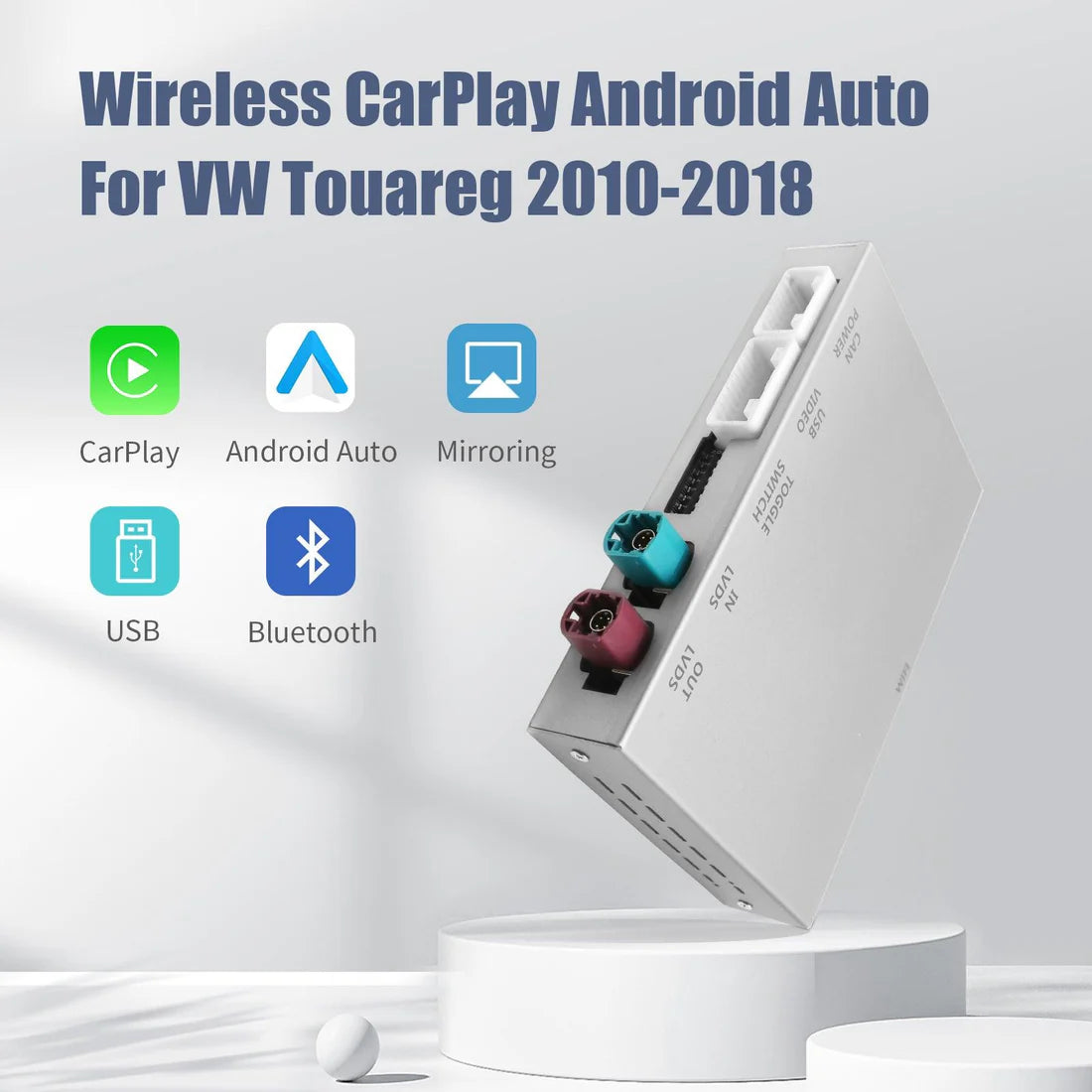 Modul Wireless Carplay Android auto pentru Volkswagen Touareg 2010-2018